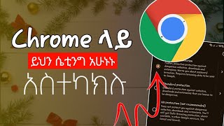 🔥አሁኑኑ ይህን ሴቲንግ chrome ላይ አስተካክሉ  ጠቃሚ ቪዲዮ [upl. by Ruzich375]