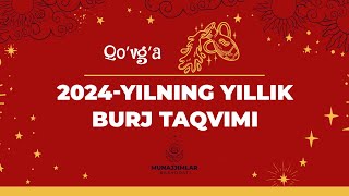 2024Yilning Yillik Burj Taqvimi [upl. by Neitsabes]