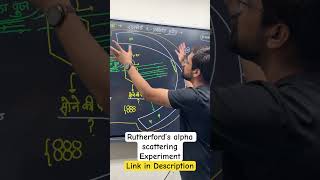 11th chem  1 min  Rutherford’s alpha scattering experiment  ashish singh lectures [upl. by Oicneconi]