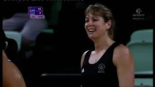 NZ Silver Ferns vs Cook Islands CommGames2010 [upl. by Atiuqes]