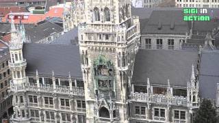 Constanze Lindner  Mein München Blick vom Alten Peter aufs Rathaus Glockenspiel [upl. by Doble]