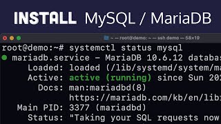 Install and configure MySQL  MariaDB Ubuntu [upl. by Trevor]