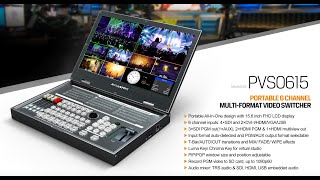 AVMatrix PVS0615 All in one Portable Video Switcher  Recorder Tutorial [upl. by Sasnett]