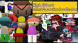 High Effort Electric Cockadoodledoo  FridayNightFunkin Dave and Bambi 30 Scrapped Contents [upl. by Mozes]