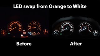 Instrument Cluster Color Change on BMW F30 From Orange to White [upl. by Leibman]