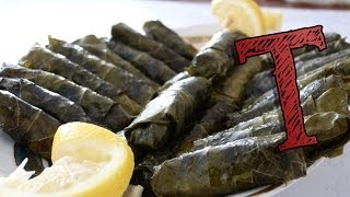 Turkish Stuffed Grape Leaves Recipe  How to make the Best Sarma [upl. by Maroj]