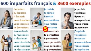 600 French Verbs conjugations amp daily Sentence Examples amp pictures conjugaisons des verbes français [upl. by Yerak]