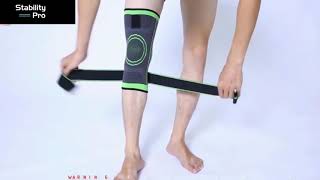 Best Compression Knee Brace Sleeve With Stabilizer Straps [upl. by Eppie]