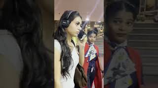 Nysa Devgn VIRAL reaction to paps falling at Mumbai airport nysadevgan viralvideo shorts [upl. by Massimo930]