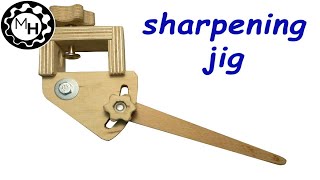 Homemade sharpening jig for woodturning tools free plans [upl. by Jameson]