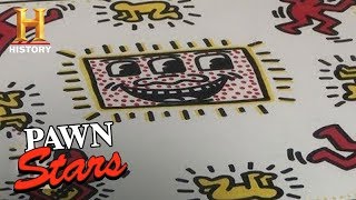 Pawn Stars Original Work by Keith Haring  History [upl. by Neeka]