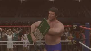 Bruno Sammartino vs Dusty Rhodes World Heavyweight Championship [upl. by Ardnossak]