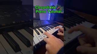 Chopsticks Piano Tutorial piano chopsticks keyboard pianotutorial fy fyp fypシ easy cool [upl. by Eellek628]