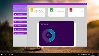 C WPF Material Design UI Dashboard [upl. by Malachi146]