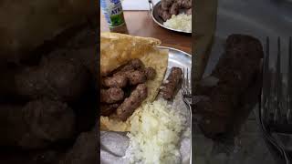 Must Try Bosnian Cevapi  Only at Bascarsija  Sarajevo [upl. by Eltotsira937]