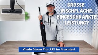 Vileda Steam Plus XXL Dampfreiniger Test ✅  Wirklich besser als der einfache Steam Plus [upl. by Laekcim]