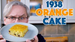 🔵 1938 Orange Cake Depression Era Recipe [upl. by Aniled]