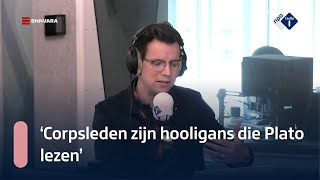 Pieter Derks over geweld bij het Amsterdamsch Studenten Corps Oplossing is simpel  NPO Radio 1 [upl. by Normalie]