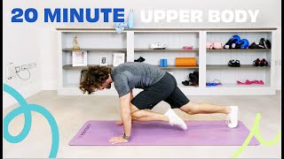 20 Minute Upper Body HIIT  The Body Coach TV [upl. by Ateuqal146]