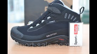 Ботинки Salomon Deemax 3 TS WP BlackBlackAluminium art376878 [upl. by Harte242]