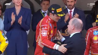 Charles Leclerc HOMERACE WIN in Monaco GP 2024 [upl. by Sissel704]