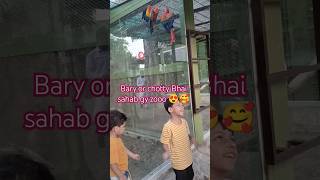 ChottybaddayBhaiSahab786 funny cutebaby parote ki hoi larai zooo my🥰🥰🥰likeandsubscribe [upl. by Cyma]