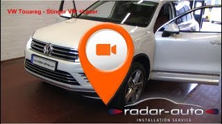 VW Touareg Installation Service Radarwarner  Radar detector  Detecteurs de Radar [upl. by Ayanaj]