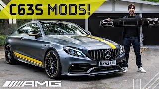 The Best C63 S Mods Louder Exhaust and Facelift Looks [upl. by Garris]