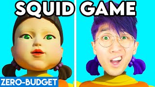 SQUID GAME WITH ZERO BUDGET FUNNY SQUID GAME 2 PARODY BY LANKYBOX [upl. by Eelak329]