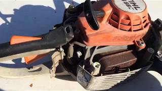 Stihl 2 stroke bogging fast fix [upl. by Atinna]