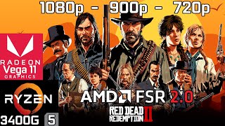 Red Dead Redemption 2  Ryzen 5 3400G Vega 11 amp 16GB RAM  8GB RAM [upl. by Dermott8]