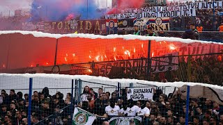 Torcida Split  NK Varaždin  HNK Hajduk 11 24kolo SS HNL [upl. by Calendre]