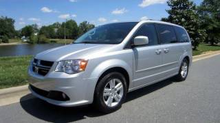 2011 Dodge Grand Caravan Crew Start Up Engine Test Drive and In Depth Review [upl. by Jehoash]