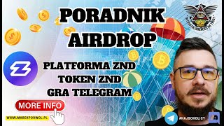 🎁 AirDrop ZND  Graj i zdobywaj ZND dzięki Aplikacji na Telegram [upl. by Oralle]