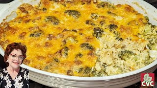 Old Fashioned Broccoli Cheese amp Rice Casserole  Cooking from Scratch  Mamas Southern Recipes [upl. by Vardon]