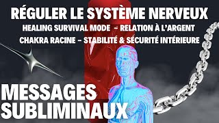 JTM 2 OUF  RÉGULATION DU SYSTÈME NERVEUX SUBLIMINAL FRANÇAIS CHAKRA RACINEMONEY MAGNET [upl. by Esiom505]