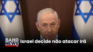 Israel desistiu de atacar Irã na última segundafeira  BandNewsTV [upl. by Medarda142]