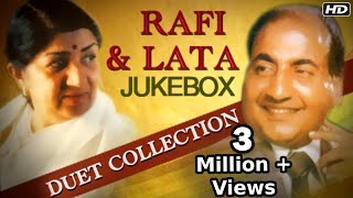 Mohammad Rafi amp Lata Mangeshkar  Best Duet Songs Jukebox  Old Hindi Songs Collection [upl. by Desireah59]