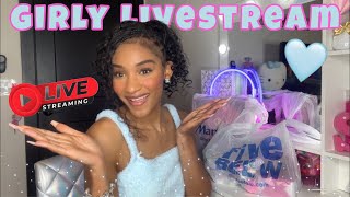 ￼Girly Livestream 🎀 Collective Haul  QampA Session [upl. by Nnovahs]