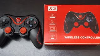 X3 Wireless gamepad for Android mobile or Smart TV or windows PC [upl. by Matt]