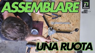 COME SI ASSEMBLA UNA RUOTA DA MTB CE LO SPIEGANO GRAF WORKS E DUKE WHEELS [upl. by Ringsmuth]