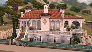 Villa Azul  The Sims 4 Speed Build  CC [upl. by Helyn65]