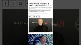 Director James Cameron joins AI tech firm board ai aiart jamescameron hollywood generativeai [upl. by Seabury548]