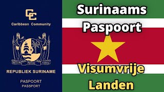 Paspoort van Suriname Visumvrije Landen 2023 [upl. by Eleanor]