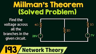 Millmans Theorem Solved Problem [upl. by Kered312]