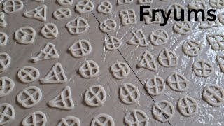 Fryums recipe  फ्रायम्स रेसिपी  rice flour Fryums recipe at home [upl. by Akeber]