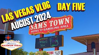 LAS VEGAS VLOG  DAY 5  AUGUST 2024  THE SAMS TOWN OUTING [upl. by Ailec461]