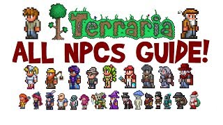 How to get all NPCs in Terraria NPC Guide Full List amp MoveIn Requirements All Platforms [upl. by Nodnal]