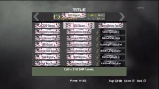 MW3 All Titles and Emblems UPDATE [upl. by Lindsy]