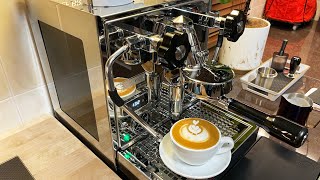 Profitec Pro 600  Latte Workflow [upl. by Edac]